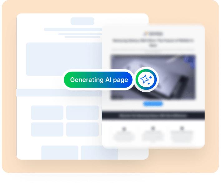 Let AI design your perfect layout page