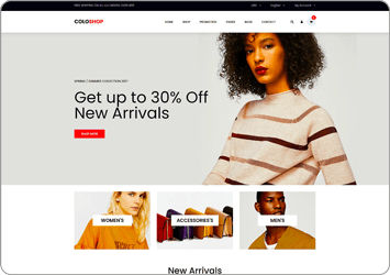 ZOYEQ Template 03 storefront preview