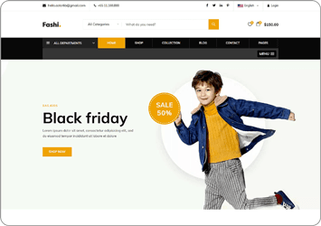 ZOYEQ Template 05 storefront preview
